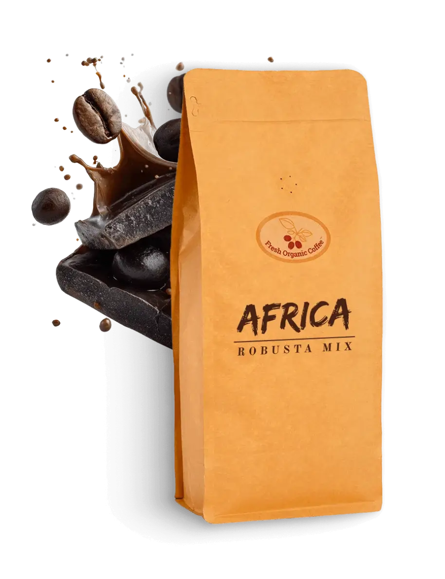 Кава в зернах Africa Robusta mix